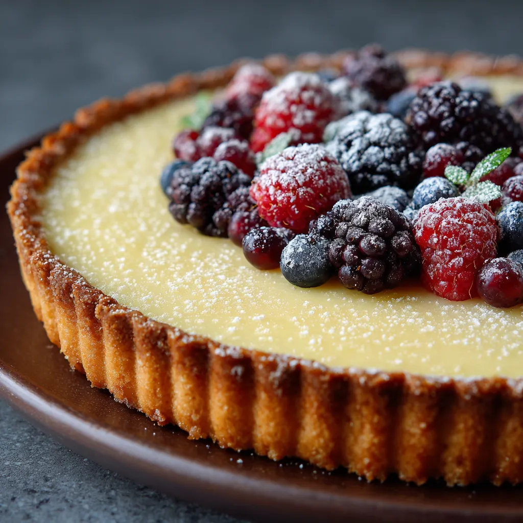 Vanilla Bean Custard Tart