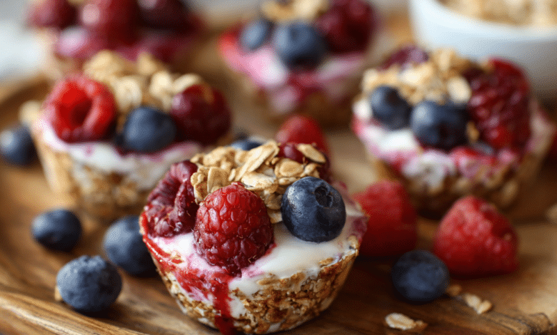 Berry Yogurt Breakfast Cups