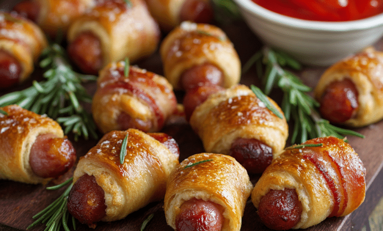 Bite-Sized Pigs in a Blanket Appetizers