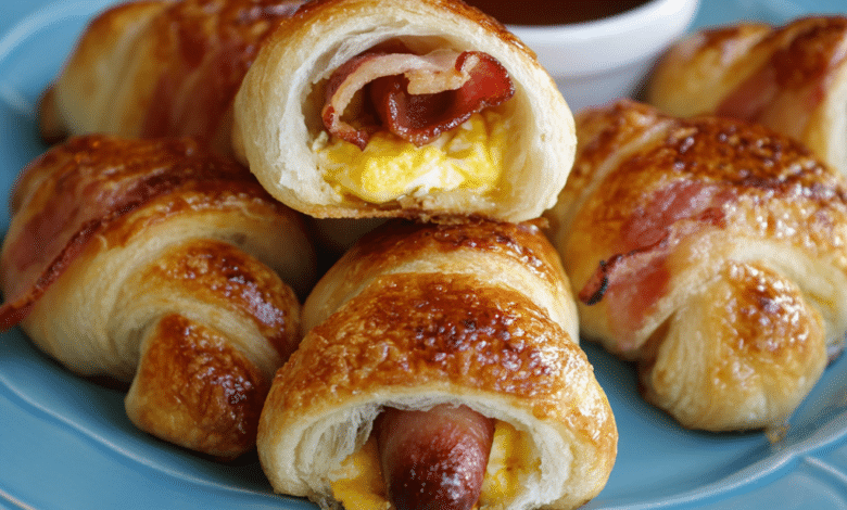 Breakfast Crescent Roll Pigs in a Blanket