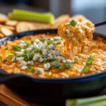 Buffalo Chicken Dip Made in the Slow Cooker
