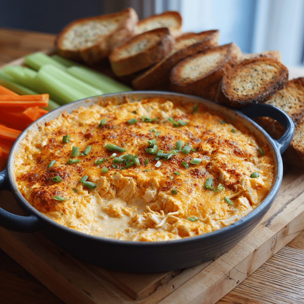 Buffalo Chicken Dip with Rotisserie Chicken – Cozy, Creamy, and Full of Love