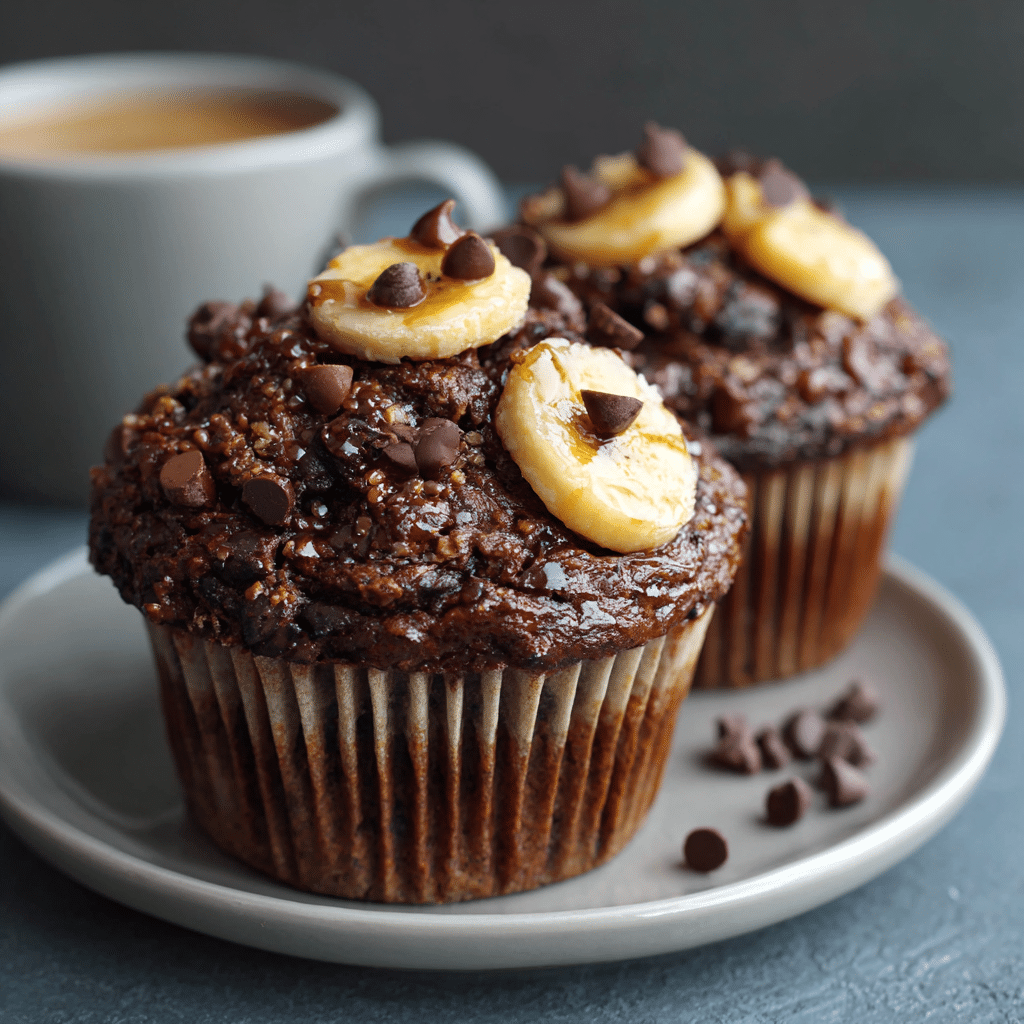 Chocolate Banana Breakfast Muffins – A Warm Morning Hug from My Cretan Kitchen