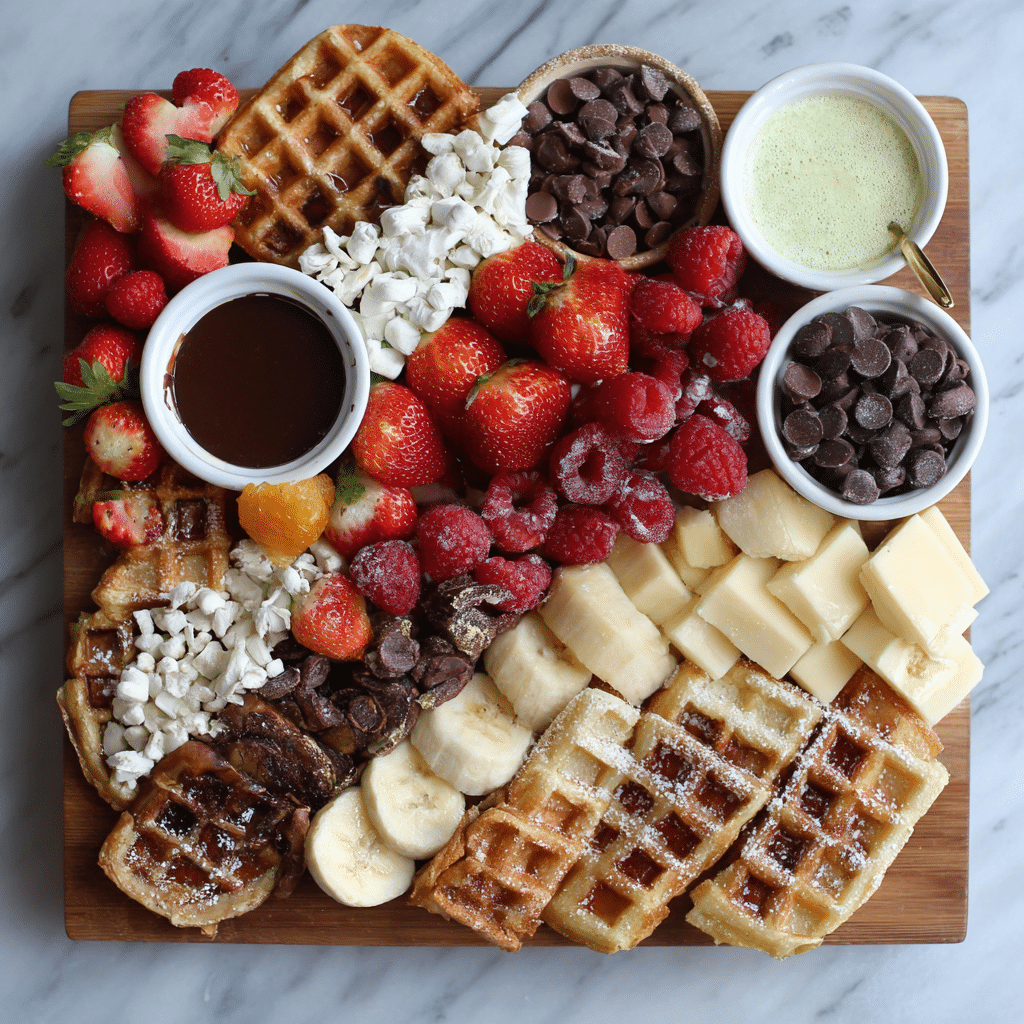 Chocolate Chip Waffle Brunch Board – A Cozy Morning Full of Love