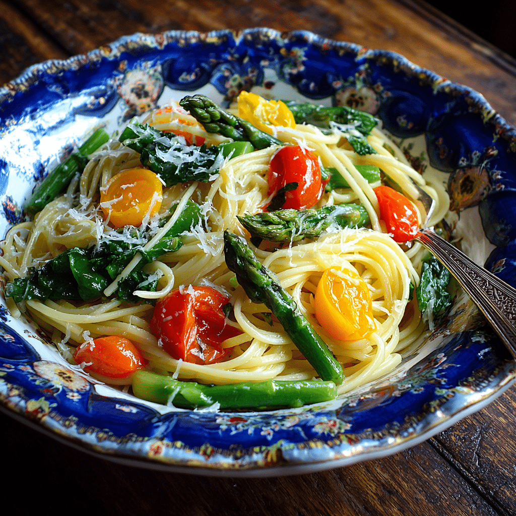 Classic Pasta Primavera with Lemon Garlic Olive Oil – A Bright Bowl of Spring from My Cretan Kitchen