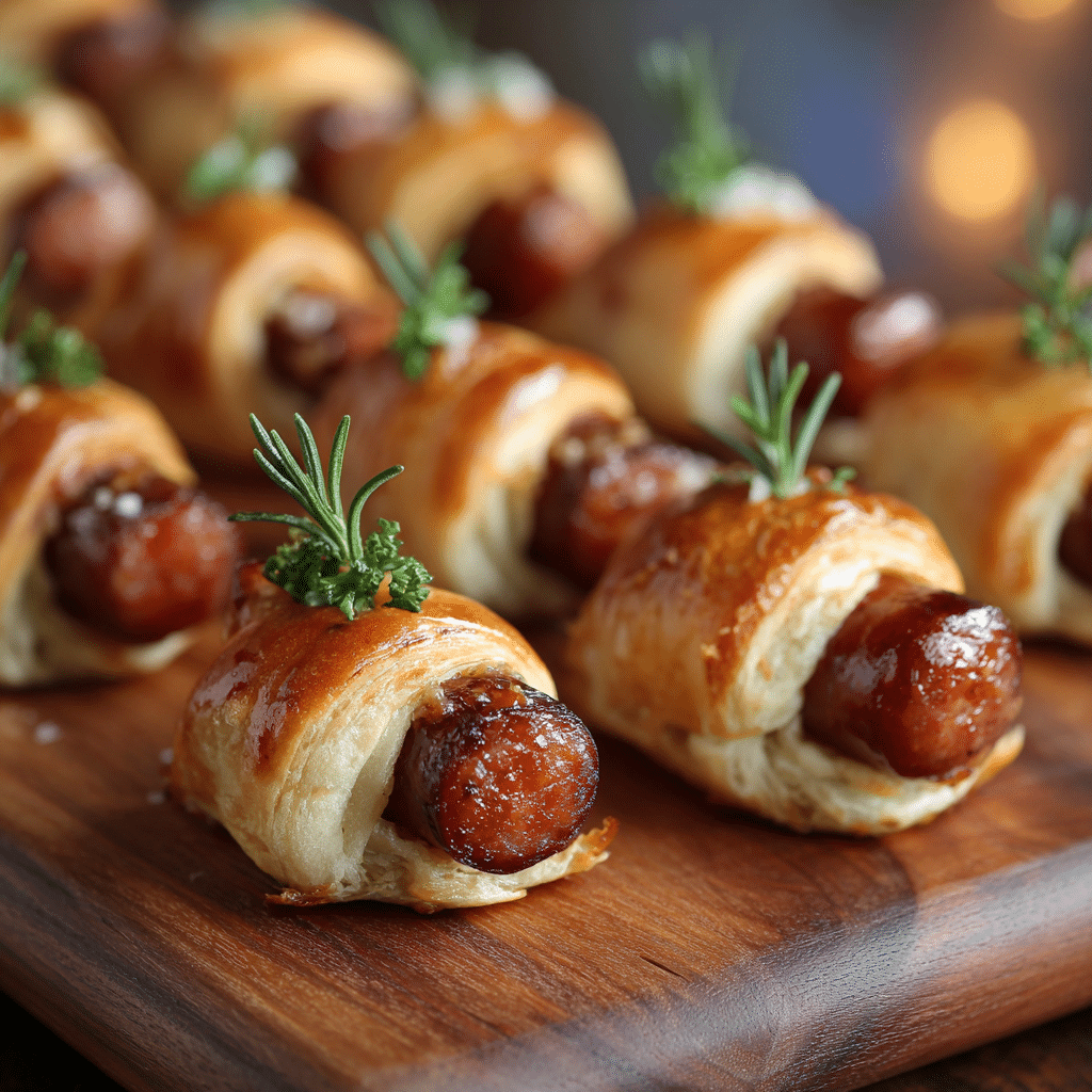 Cocktail Sausage Pigs in a Blanket – A Cozy Party Bite That Feels Like Home