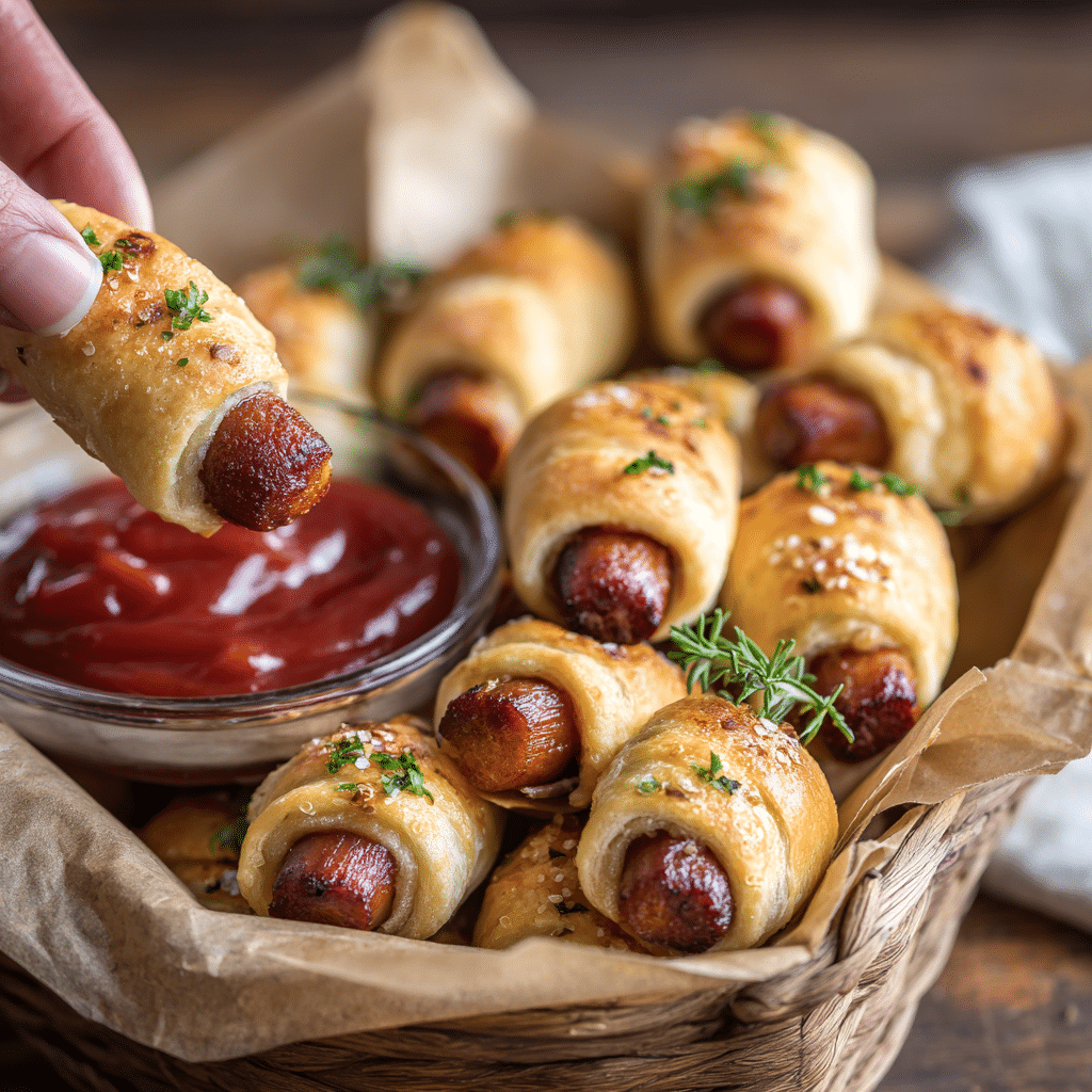Easy Homemade Pigs in a Blanket (The Cozy Little Bites I Make When Everyone Needs Comfort)