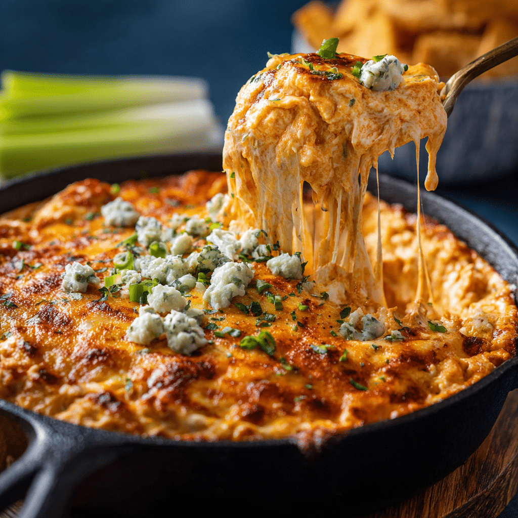 Extra Creamy Cheesy Buffalo Chicken Dip That Brings Everyone to the Table