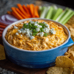 Game Day Crockpot Buffalo Chicken Dip