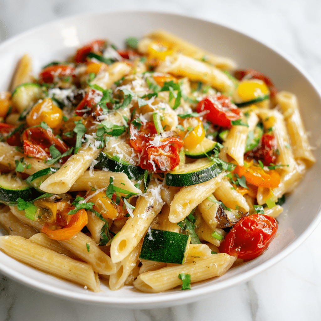 Gluten-Free Pasta Primavera with Zucchini – A Bright Bowl of Spring Comfort