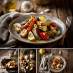 GEVE ME PROMP MIDJEURNY FOR THE SAME RECIPE EXACT TEL MIDJEURNI TO GET ME 4 PIN ONE FOR FUTRED AND ONE FOR INGREDIENT AND ONE FOT THE RECIPE MIXING AND FINALE PLATE