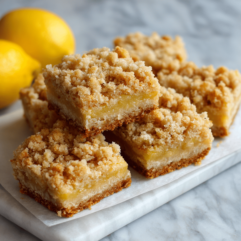 Lemon Crumb Bars with Buttery Streusel Topping – A Little Sunshine from My Cretan Kitchen