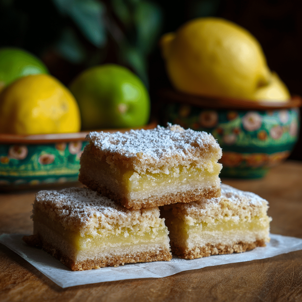 Lemon Shortbread Bars with Zesty Filling – A Little Sunshine from My Cretan Kitchen