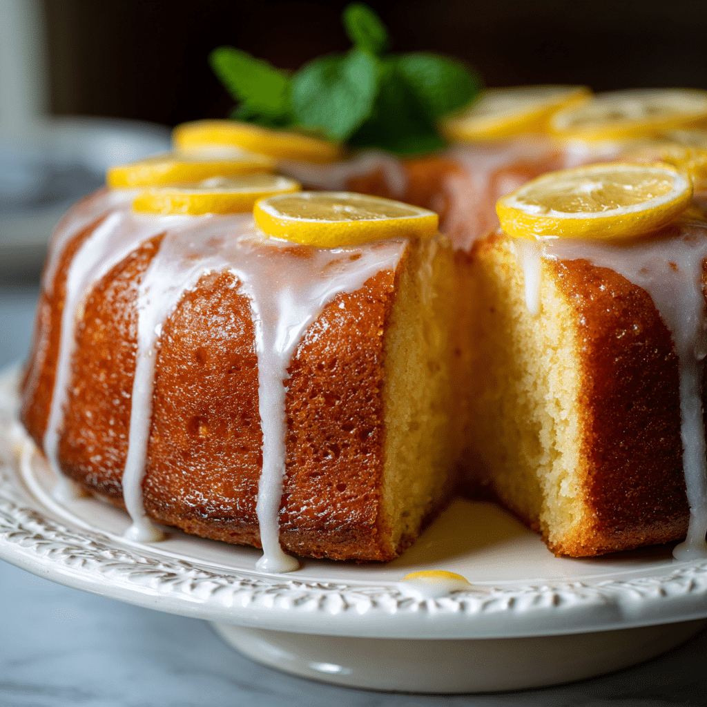Lemon Yogurt Cake with Light Citrus Glaze – A Soft, Sunny Cake That Feels Like Home