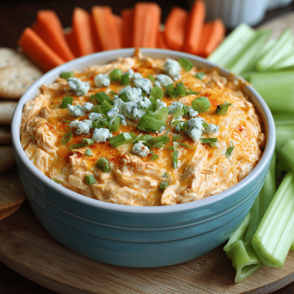 No-Bake Crockpot Buffalo Chicken Dip – Cozy, Spicy, and Made With Love