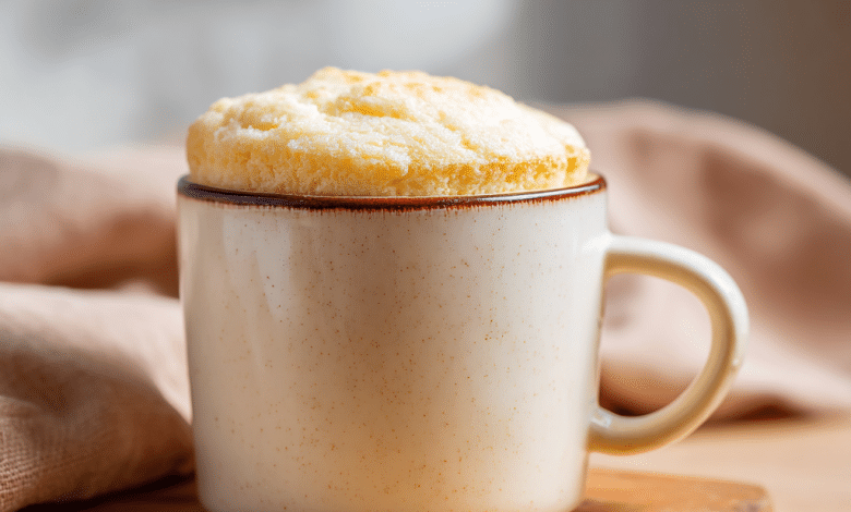 Easy Vanilla Mug Cake Without Butter