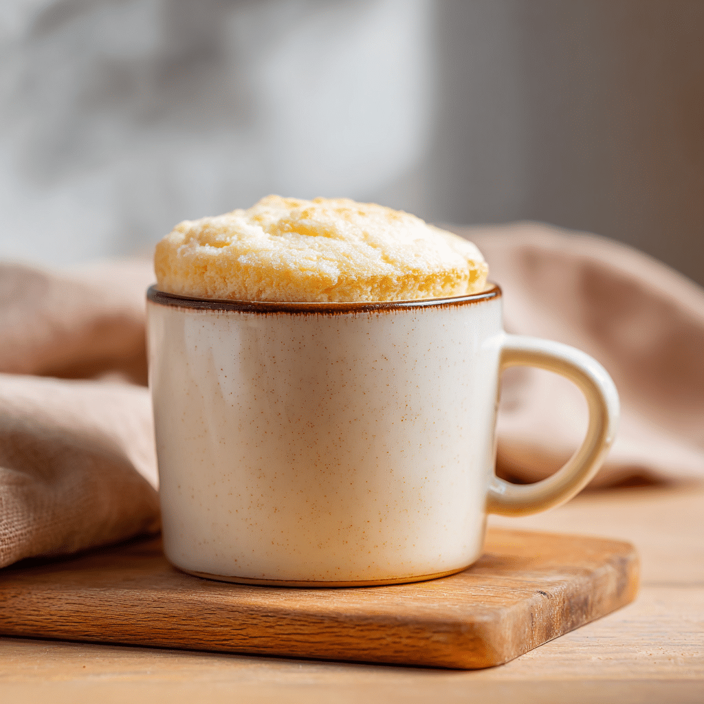 Easy Vanilla Mug Cake Without Butter – A Warm Little Cake When You Need Comfort Fast