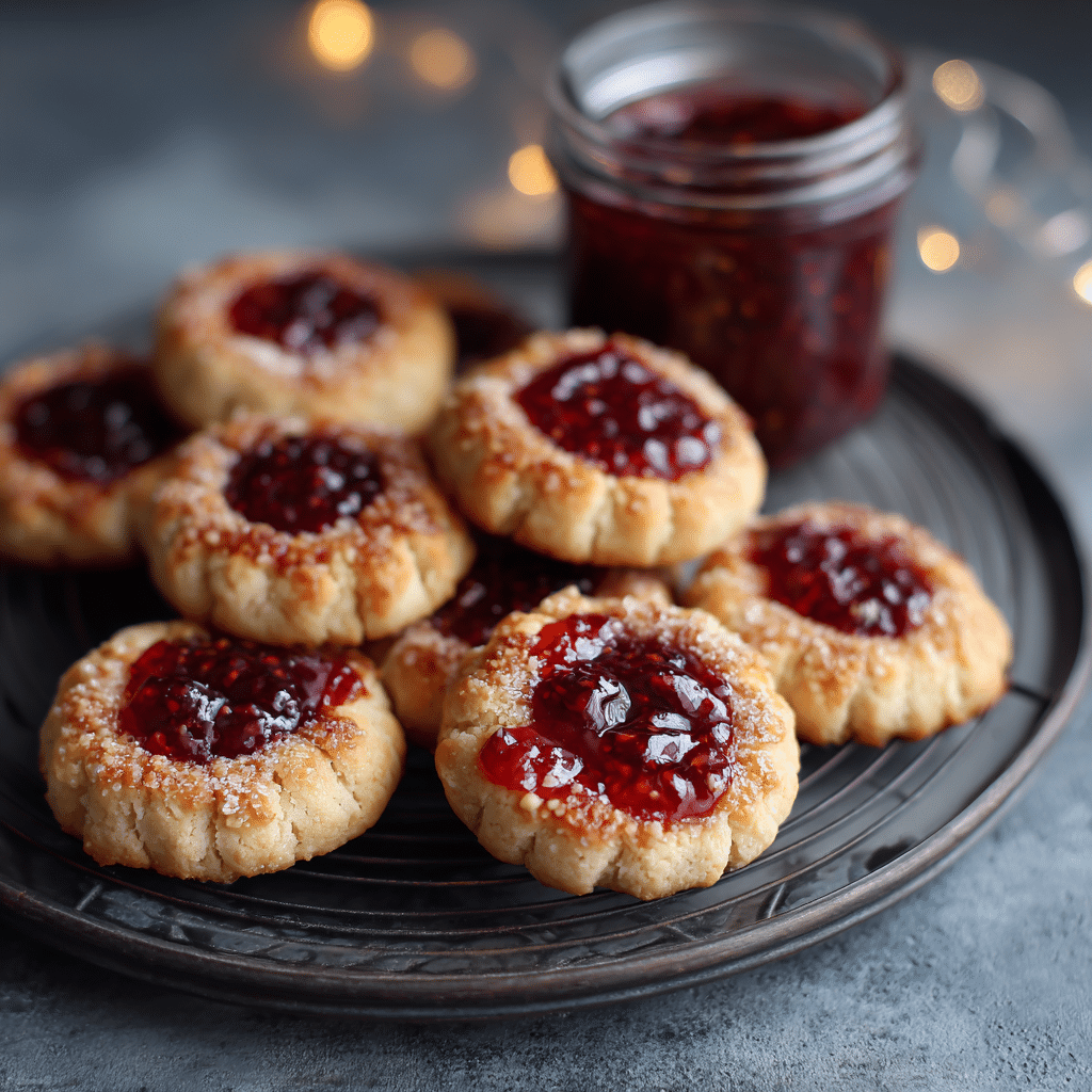 Strawberry Jam Thumbprint Cookies (A Sweet Little Memory From My Cretan Kitchen)