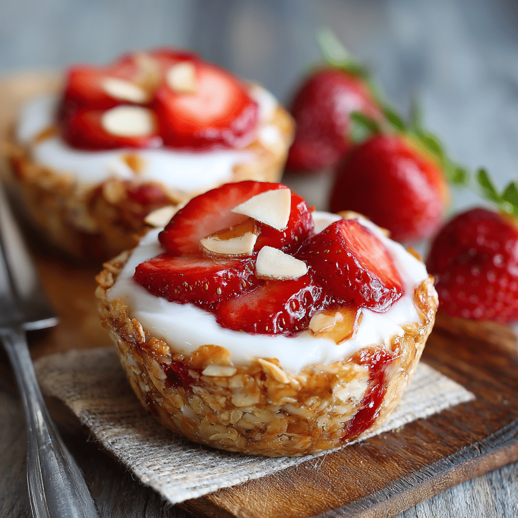 Strawberry Yogurt Breakfast Cups – A Sweet Morning Ritual That Feels Like Home