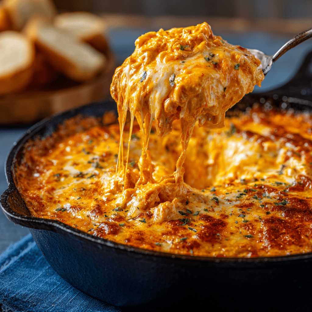 Super Gooey Buffalo Chicken Dip (The Cozy Crowd-Pleaser I Always Make)