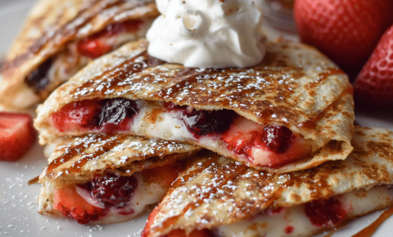 Sweet Berry Breakfast Quesadillas – A Cozy Morning Treat Full of Love