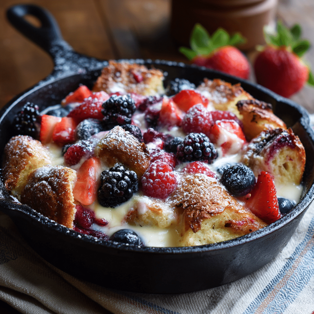 Sweet Cream Berry Breakfast Bake – A Gentle Morning Hug From My Cretan Kitchen