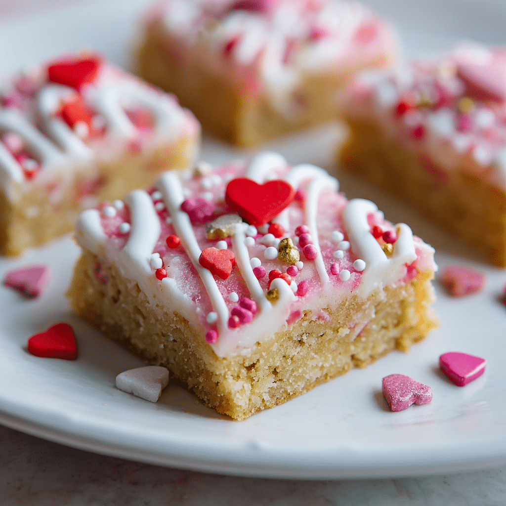 Valentine Sugar Cookie Breakfast Bars – A Sweet Morning Love Story