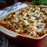 Baked Ziti with Ground Beef – A Cozy Oven Dish That Feels Like Home