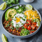 Clean Eating Beef Taco Bowl – A Cozy, Nourishing Bowl That Feels Like Home