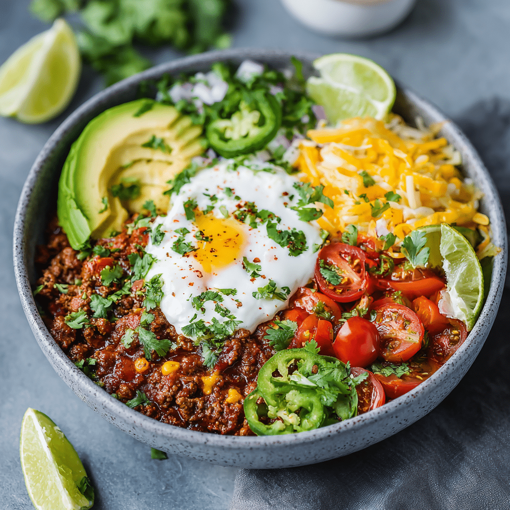 Clean Eating Beef Taco Bowl – A Cozy, Nourishing Bowl That Feels Like Home