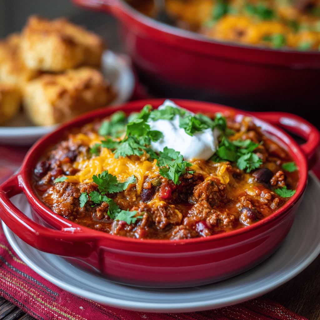 Comforting Beef Chili Bake – A Warm Dish That Feels Like Home