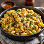 Ground Beef Mac and Cheese – A Cozy Family Hug in a Bowl