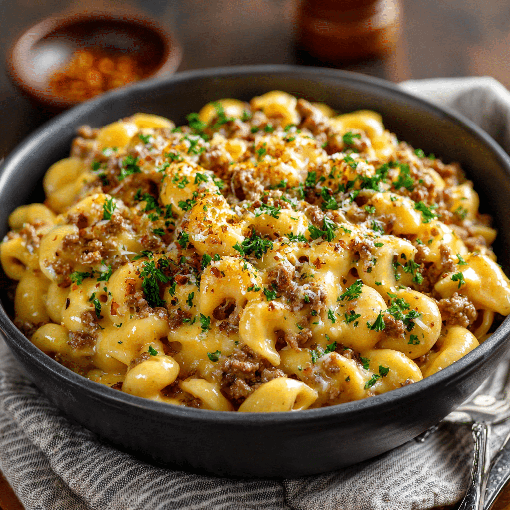 Ground Beef Mac and Cheese – A Cozy Family Hug in a Bowl