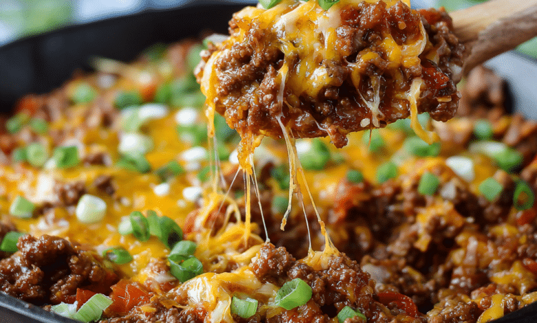 Ground Beef Sloppy Joe Skillet