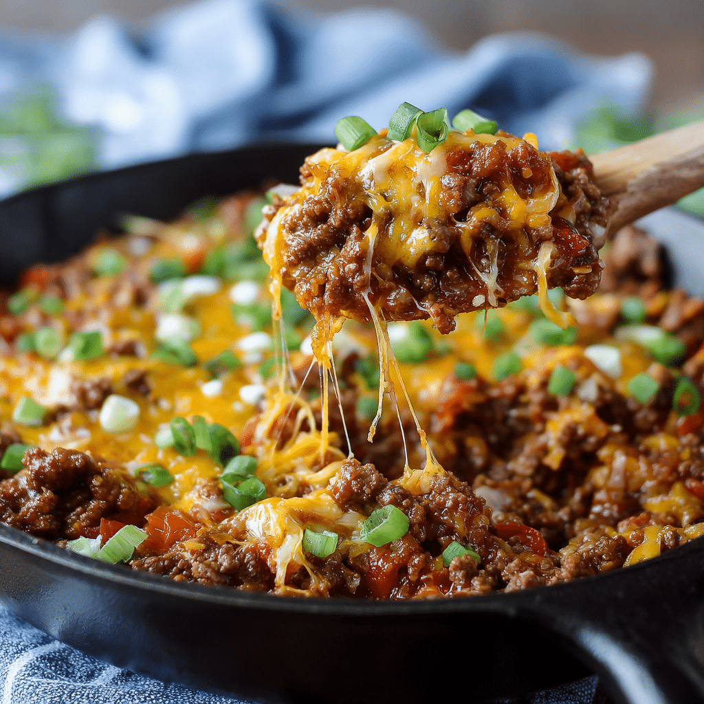 Ground Beef Sloppy Joe Skillet – Comforting, Messy, and Totally Irresistible