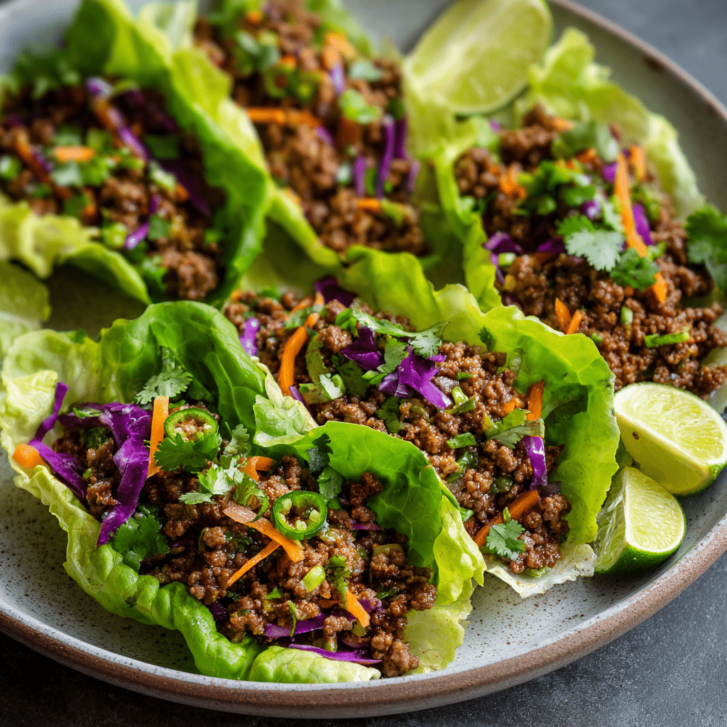 Lean Ground Beef Lettuce Wraps – Light, Comforting, and Full of Love