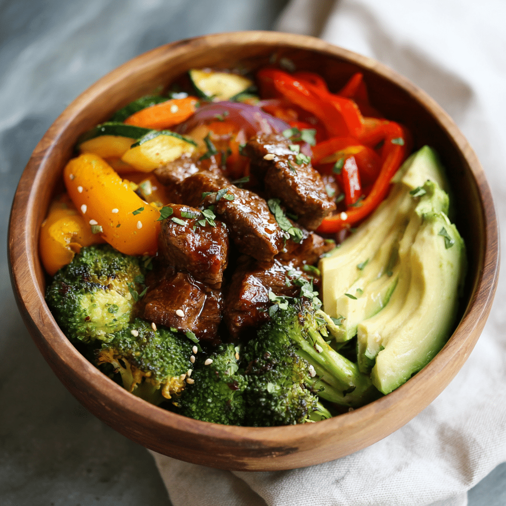Low-Carb Beef and Veggie Bowl – Cozy, Nourishing, and Full of Love