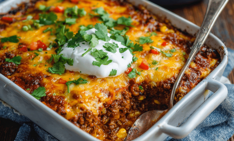 Mexican Ground Beef Casserole