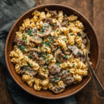 Quick Beef Stroganoff Pasta