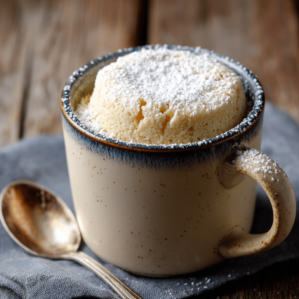 Greek Yogurt Vanilla Mug Cake – A Little Comfort Cake Just for You
