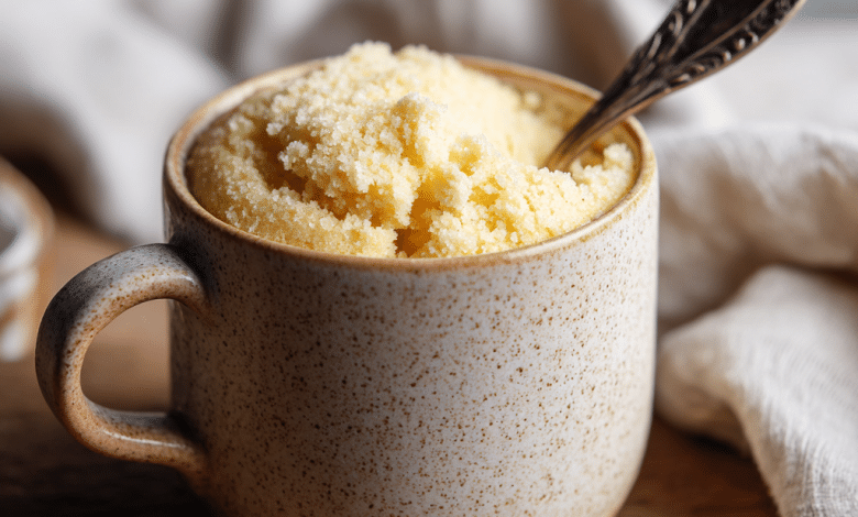 Gluten-Free Vanilla Mug Cake – A Little Sweet Hug in a Cup