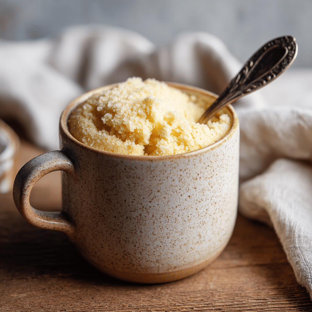 Gluten-Free Vanilla Mug Cake – A Little Sweet Hug in a Cup