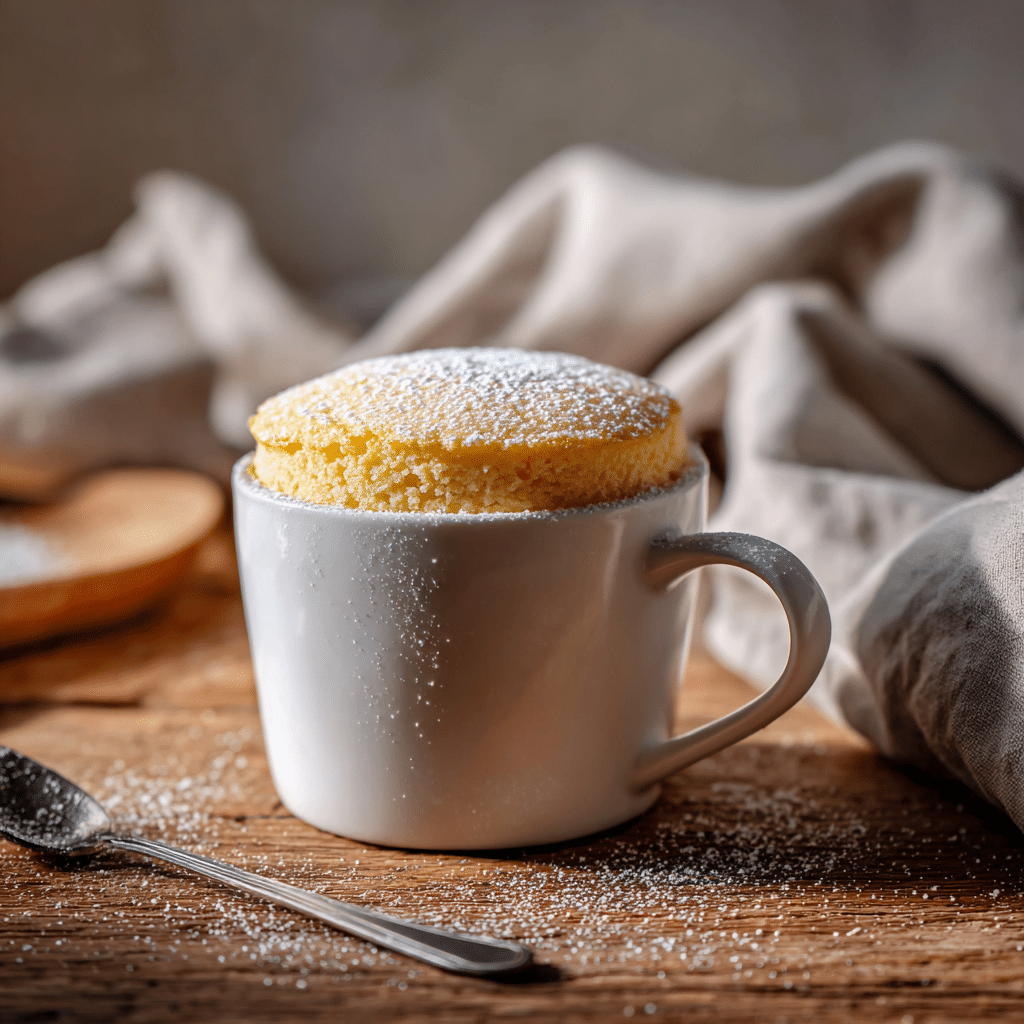 Low-Calorie Vanilla Mug Cake Recipe – A Little Sweet Moment Just for You