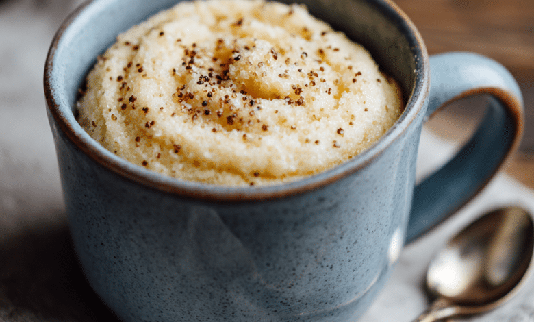 Sugar-Free Vanilla Mug Cake
