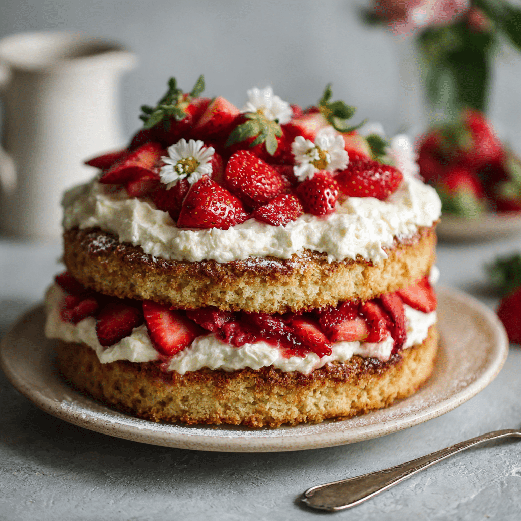Almond Flour Strawberry Shortcake – Soft, Sweet & Full of Summer Love