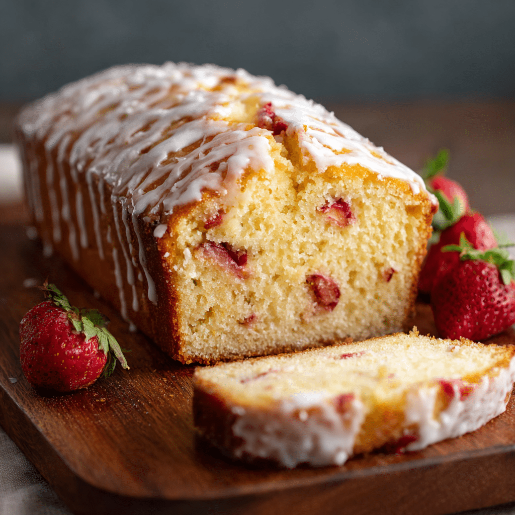 Classic Strawberry Pound Cake – Buttery, Sweet, and Full of Love
