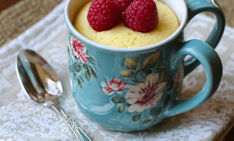 Clean Eating Vanilla Mug Cake in a Mug – A Little Moment of Comfort Just for You