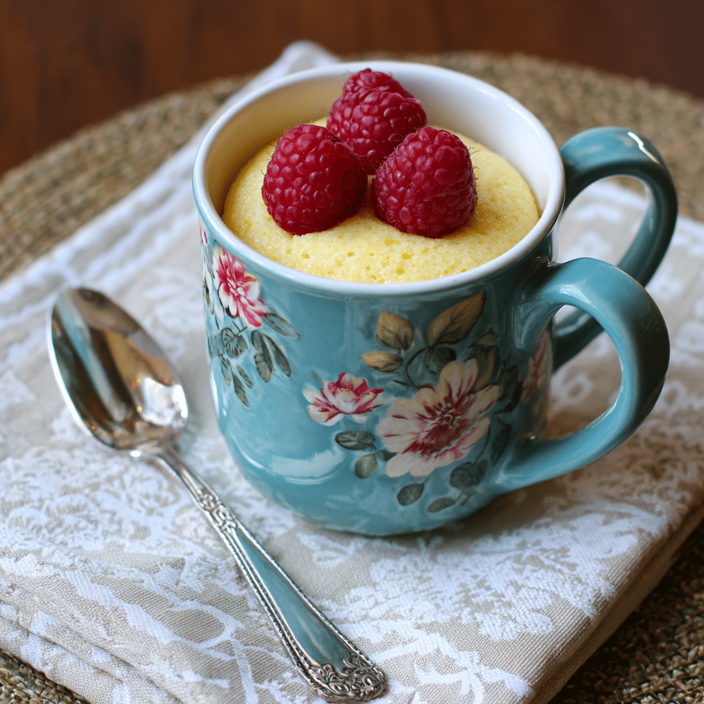 Clean Eating Vanilla Mug Cake in a Mug – A Little Moment of Comfort Just for You