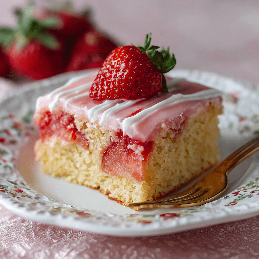 Easy Strawberry Sheet Cake Using Cake Mix – A Sweet Shortcut Full of Love