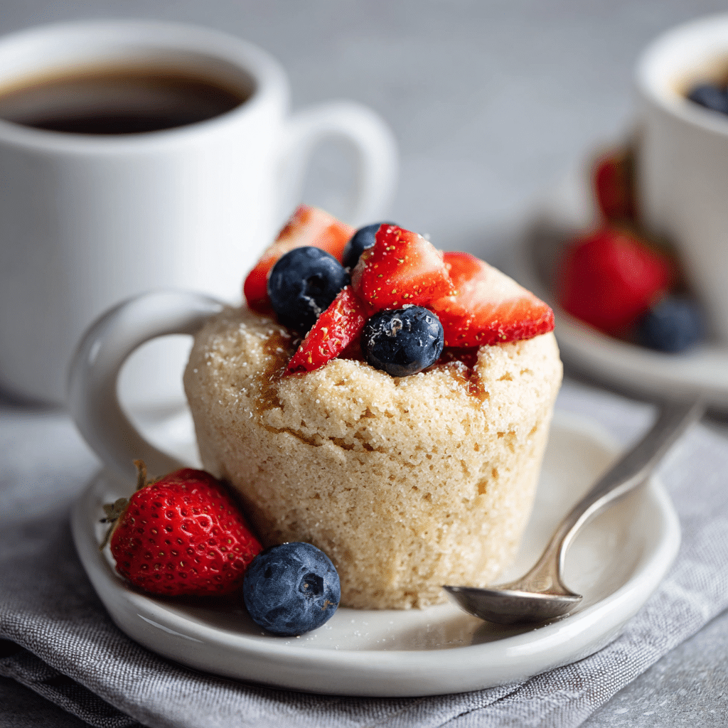 Foolproof Egg-Free Vanilla Mug Cake – A Little Cup of Comfort When You Need It Most